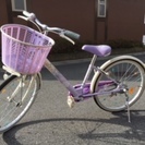 【終了】22インチ　ブリヂストン　女児自転車