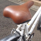 終了　ルイガノ　クロスバイク　２６インチ　7段ギヤ　タイヤ新品　カギ新品　ワイヤー新品　中古自転車