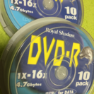 DVD-R  20枚 データ用 あげます。
