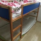 IKEA 2段ベッド マットレス付き