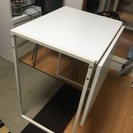 IKEA 白いテーブル 伸縮可能