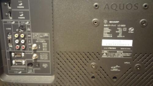 【交渉中】SHARP AQUOS　26V型　液晶テレビ　LC-26E8
