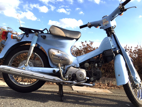 ホンダ★カブ/セル付き 4速ギア 前後タイヤ新品！機関良子♪