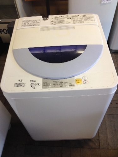 海外並行輸入正規品 ナショナル 洗濯機 2007 4.2キロ 洗濯機