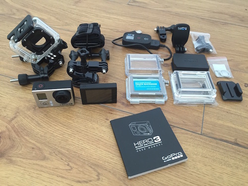 【スポーツ撮影】【美品】【ほぼ未使用】【アクセサリ付き】GoPro HERO 3 BLACK EDITION