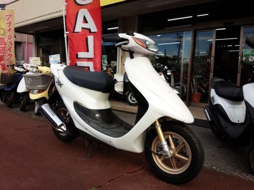 ご成約ありがとうございます。 NO.712 ライブディオZX (DIO) 2サイクル ハネ付き ディスクブレーキ キャストホイール ☆