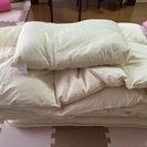 [お渡し完了]掛敷布団2組 枕付き