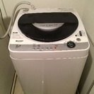 無料  全自動洗濯機シャープ5kg