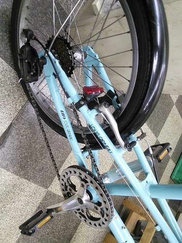 ルイガノ MV1 アルミフレーム20インチ ライトブルー