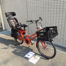 子供乗せ自転車　ブリジストン　TOTE BOX LARGE ソリッドオレンジ