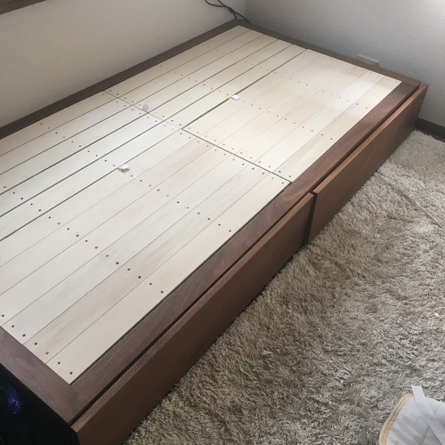 値下げ！無印用品 収納ベッド シングル 木材 スノコ