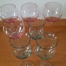 ワイングラス（白用３個、赤用４個）