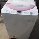 シャープ 6.0kg 全自動洗濯機　ピンク系SHARP ES-G...