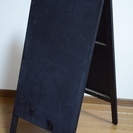 店舗などに★立て看板　チョークボード　木製の黒板　自立式　両面記載可