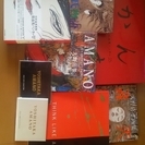 天野善孝　作品集６点+ポストカード２点