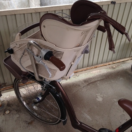 新生活に！子ども乗せ自転車 ブリジストン アンジェリーノ ブラウン  