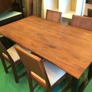 アカセ木工　マスターウォール　ダイニングテーブル　ウォルナット