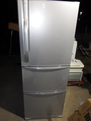 東芝 置けちゃうスリム 339Lノンフロン3ドア冷凍冷蔵庫 GR-34ND
