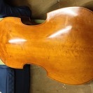 クレモナ製コントラバス　日本製　分厚いケース付き