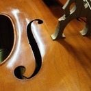 クレモナ製コントラバス　日本製　分厚いケース付き