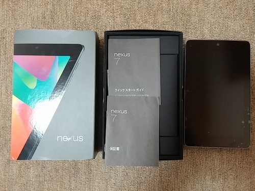 ＜取引終了＞Nexus7　タブレット　2012