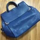 ブルーのバッグ (A4サイズすっぽり)
