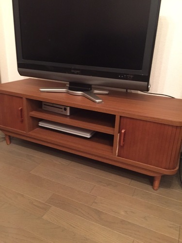 【美品・幅112cm】大型テレビも余裕！テレビボード【収納多め】