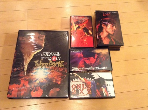 長渕剛 ビデオVHS 7タイトルセットです！