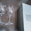 終了【交渉中】（新品）RIEDEL　ワイングラス2客