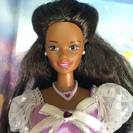 プリンセスバービー人形 ヴィンテージ えくぼあり黒人さん