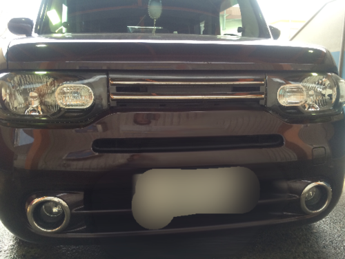 キューブ z12 グリル NISSAN 純正オプションメッキフロントグリル 日産