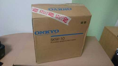 美品 ONKYO オンキョー アンプ内蔵サブウーハー SKW-10 保証書 元箱付