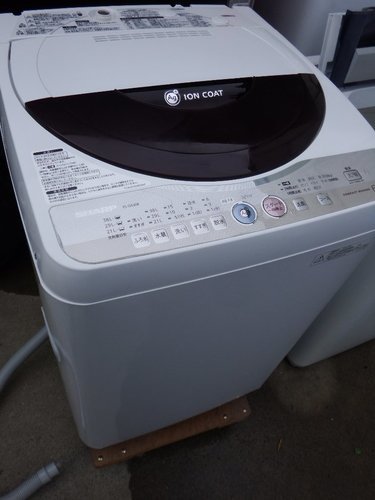 SHARP 全自動洗濯機 送風乾燥　6.0kg ES-GE60K