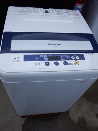 Panasonic 4.5kg 全自動洗濯機 ブルー NA-F45B3