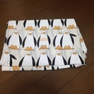 交渉中　ペンギン柄の布地　巾約１４２ｃｍｘ約２ｍ