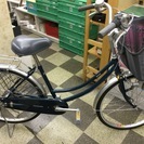[2721]中古自転車　リサイクル自転車　マルイシ　シティサイクル　24インチ　内装3段変速　ハンドルロック　グリーン