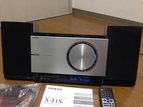 ONKYO X-T1X CD/MDチューナーアンプシステム コンポ オンキョー