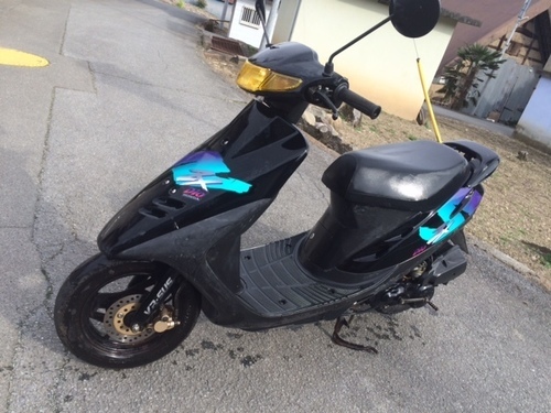 ホンダスーパーディオｚｘ　ＡＦ２８ フロントディスク　実働車