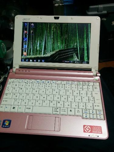 (完売御礼、横浜市港南区)Windows7 acer ASPIRE ONE   1GB/160GB  officeつき、ジャンク扱い コレクション処分