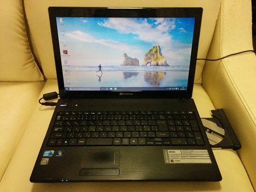 (お取引中)Core-i3搭載 高性能Windows10ノートPC [i5/ﾒﾓﾘ3GB/HDD120GB/DVD-RW/無線LAN/Libre Office] [Gateway NV55C]