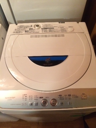 シャープ洗濯機2012年製