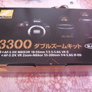 Nikon D3300ダブルズームキット2新品未使用【保証書あり】