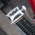 値段交渉あり☆momentum☆クロスバイク☆700cサイズ420☆リアキャリア.予備タイヤ付き☆