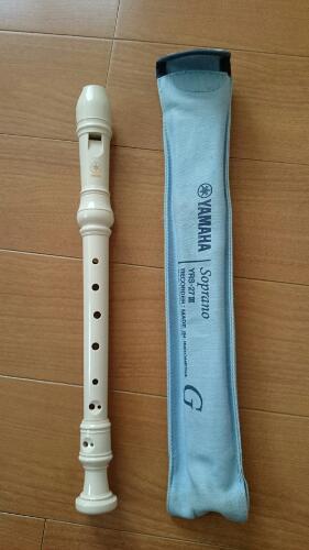 ソプラノリコーダー(白) (りかママ) 龍ケ崎の管楽器、笛、ハーモニカの 