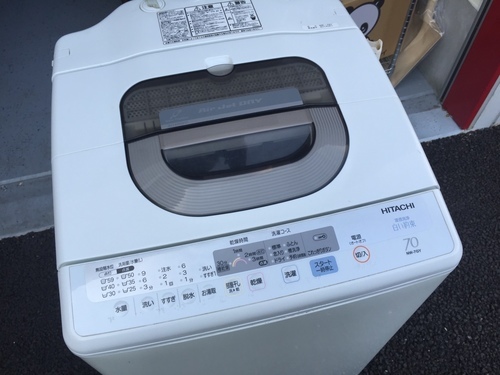 HITACHI 日立 洗濯機 7kg 白い約束　NW-7GY 2008年製
