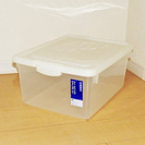 収納BOX（収納ケース） 収納基本 幅31×高19×奥45㎝ 半透明