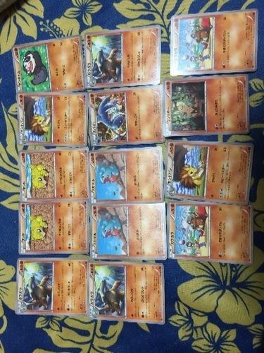 ポケモンカード 14枚 地面タイプ ぼらん 川越のカードゲーム トレーディングカード の中古あげます 譲ります ジモティーで不用品の処分