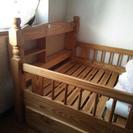 (交渉中)木製二段ベッド10年使用