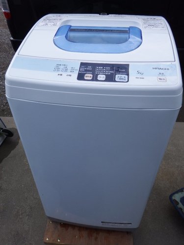 日立 5.0kg 全自動洗濯機　HITACHI NW-5MR