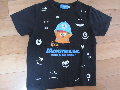 終了 ディズニーリゾート購入 モンスターズインク Tシャツ 130 Tdl ちゃっぴー 練馬のキッズ 用品 子供服 の中古あげます 譲ります ジモティーで不用品の処分
